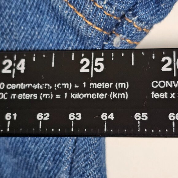 Veltex Mojave Electric Embroidered Mens XL Long Sleeve Blue Button Denim Jacket - Picture 6 of 6